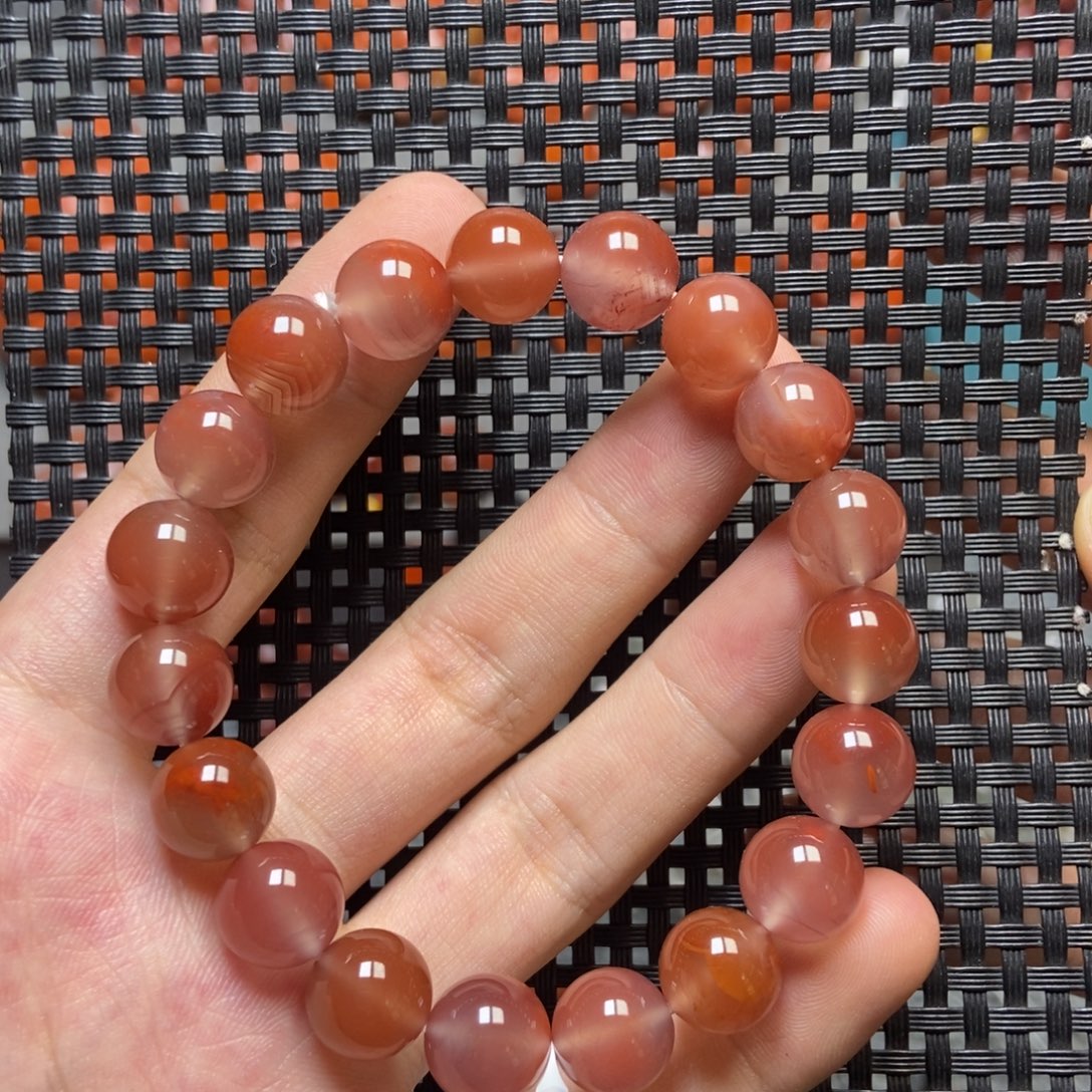 南红玛瑙未镶嵌手串11mm