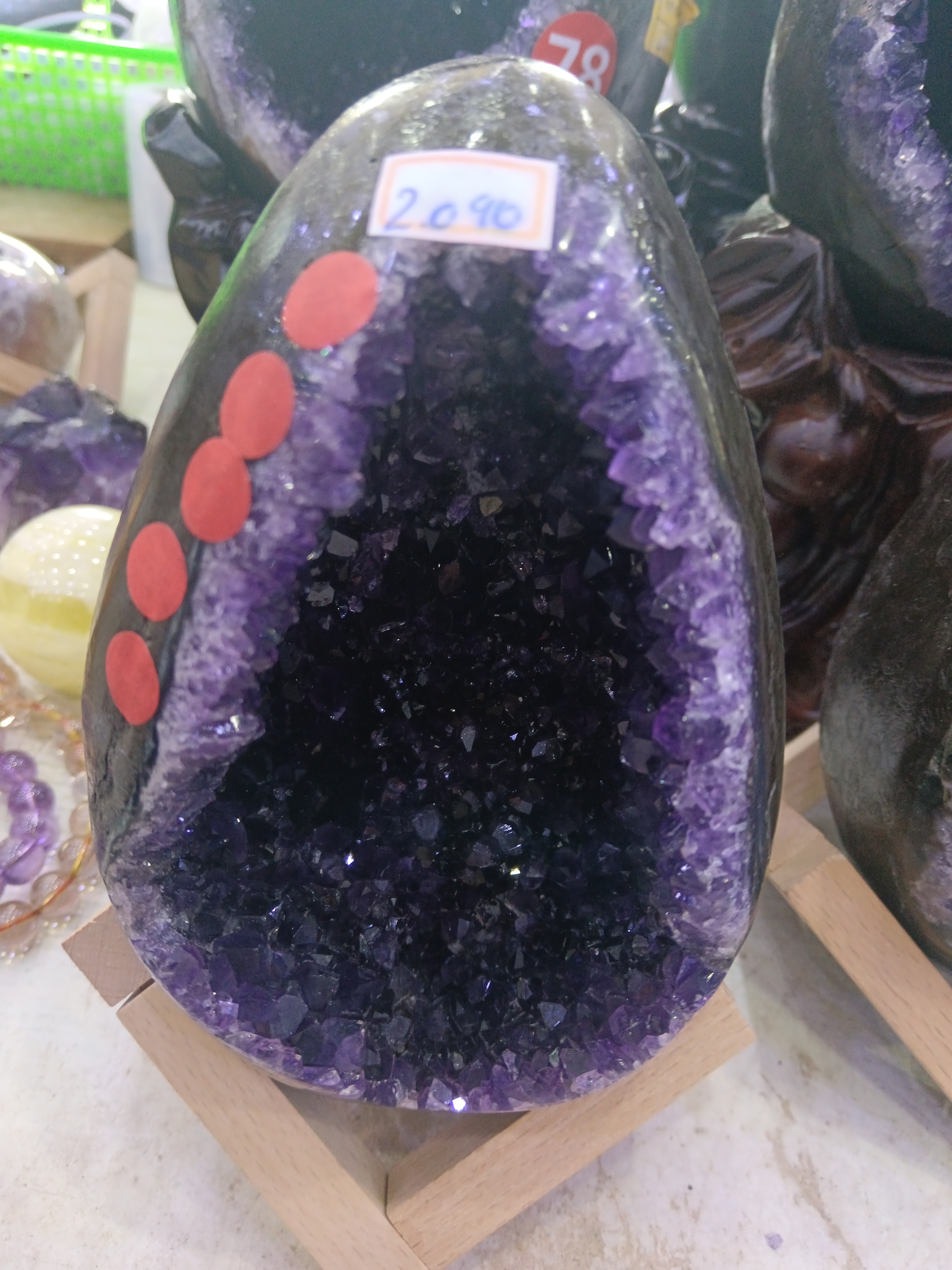 巴西乌拉圭紫水晶摆件