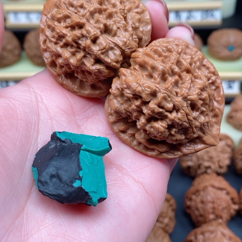 【闪购商品】文玩核桃吊坠官帽47