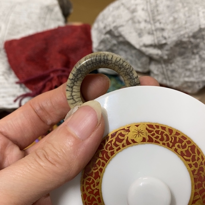 瓷片哈中古工艺品一件