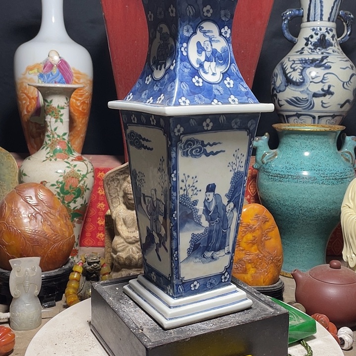 瓷片青花瓷器手工制作