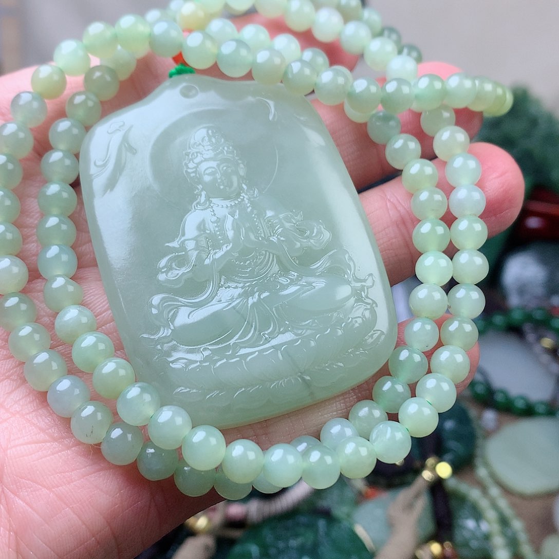 和田玉颈饰未镶嵌