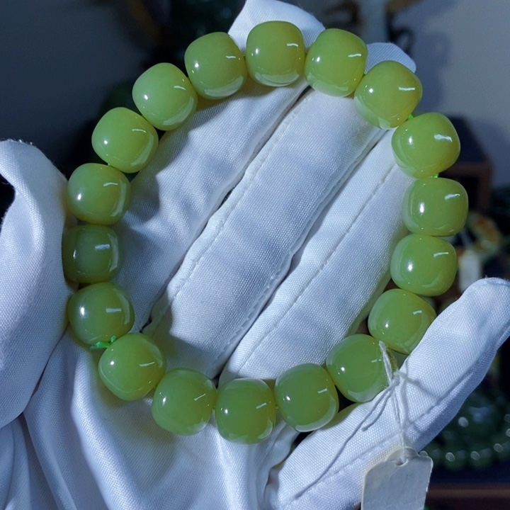 套链未镶嵌和田玉虾**商