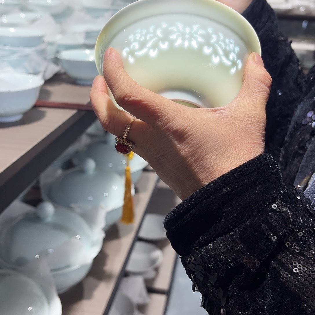 碗景德镇陶瓷5寸碗两个