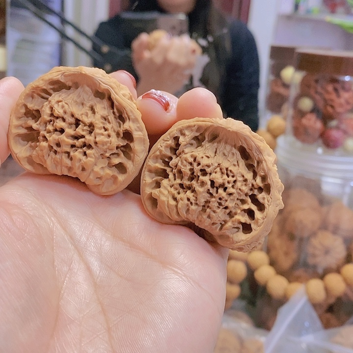 【闪购商品】文玩核桃把件44蛇头