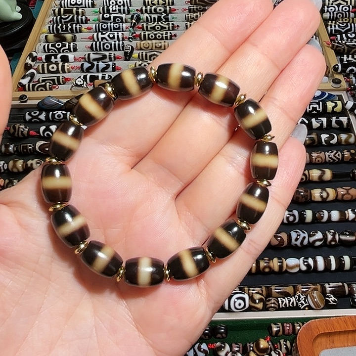 玛瑙/玉髓（覆膜）合金手链