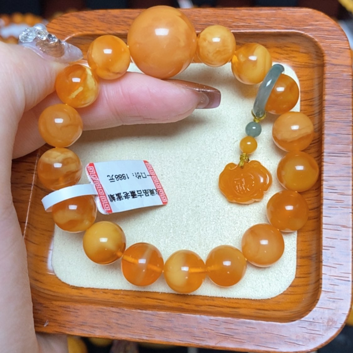 【闪购商品】蜜蜡手链未镶嵌手串