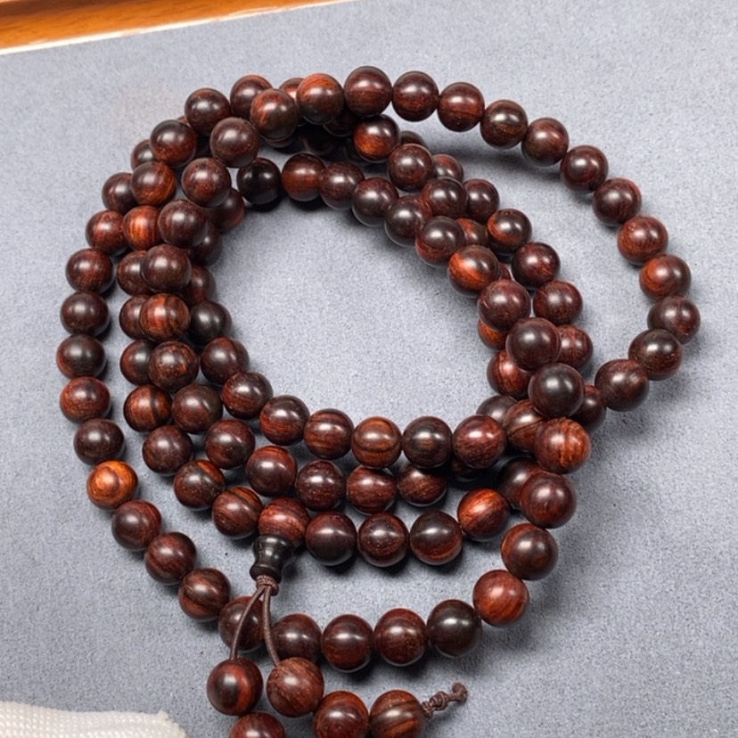 【闪购商品】黄花梨/降香黄檀手串/手链桃***?