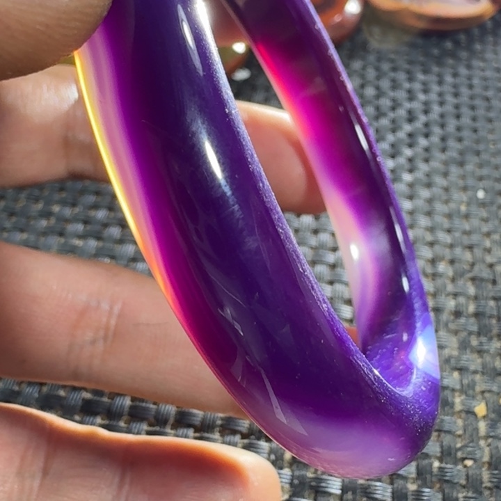 烟***江玛瑙/玉髓未镶嵌颈饰