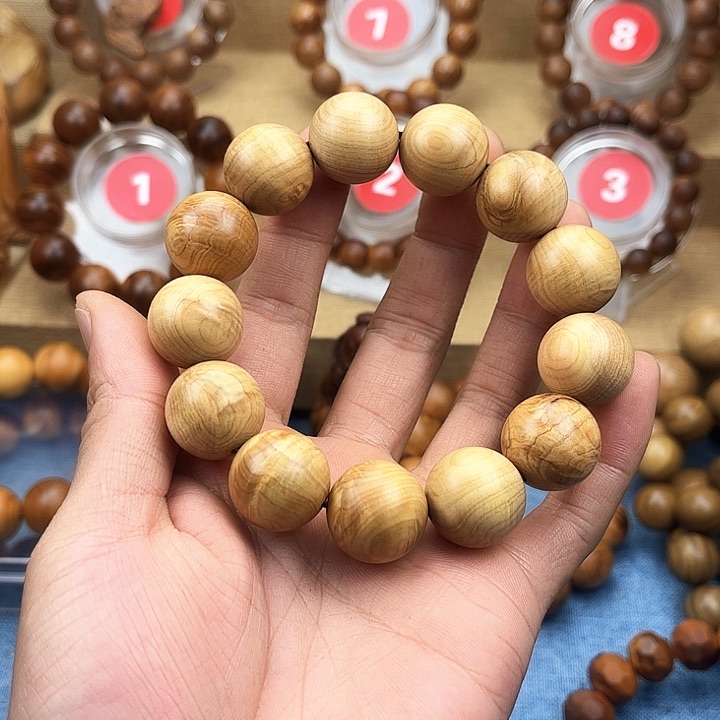 柏木（崖柏）手串/手链1.8水波闪电