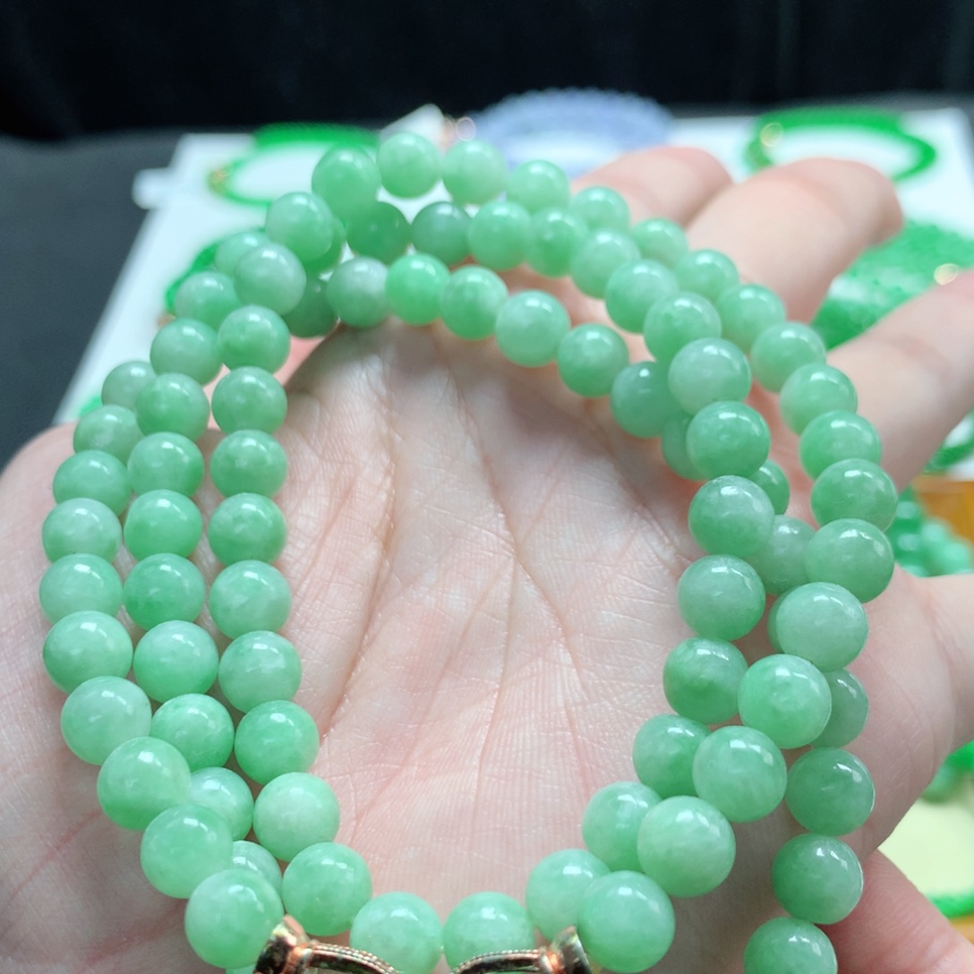 翡翠未镶嵌手链翡翠