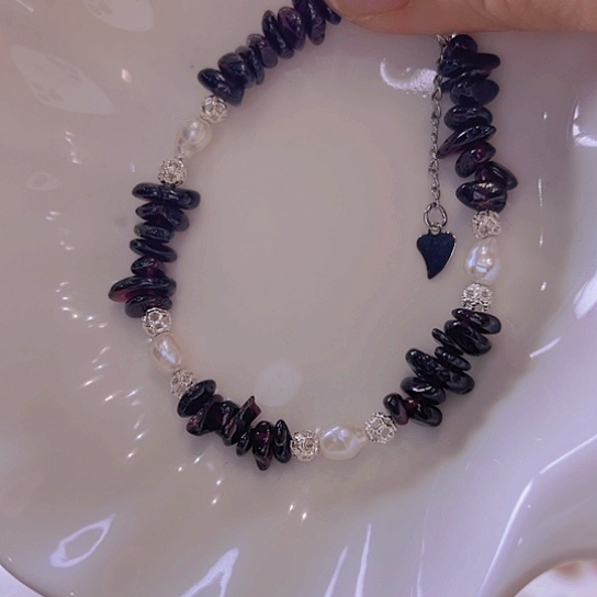 淡水珍珠手绳合金