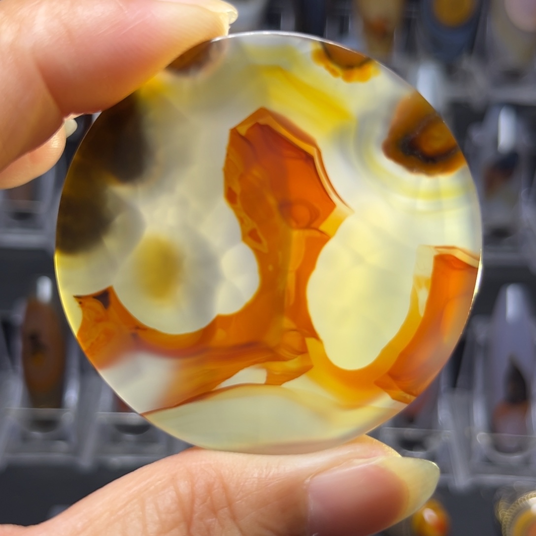 玛瑙/玉髓颈饰未镶嵌熠***辉