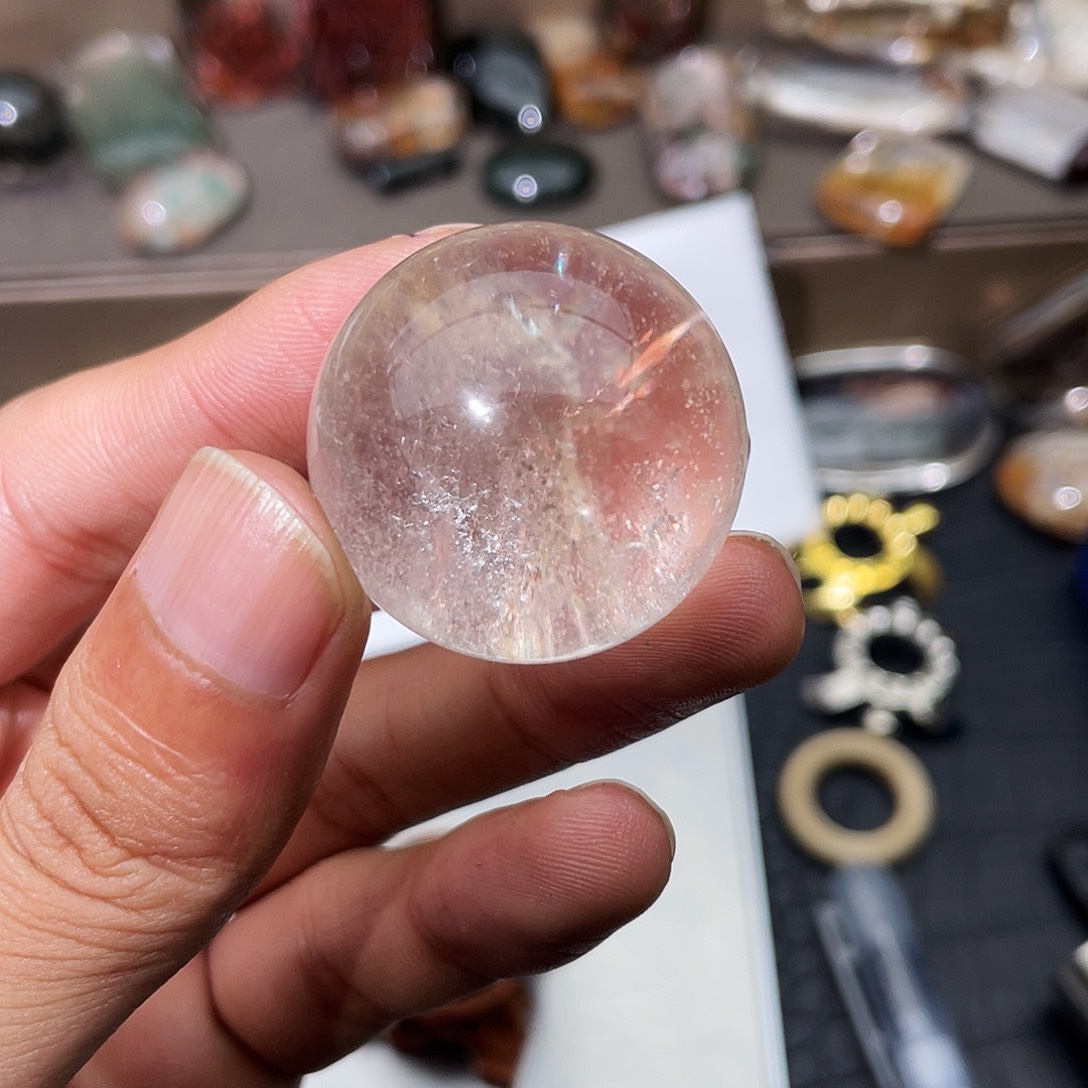 水晶颈饰未镶嵌旋*马天然水晶