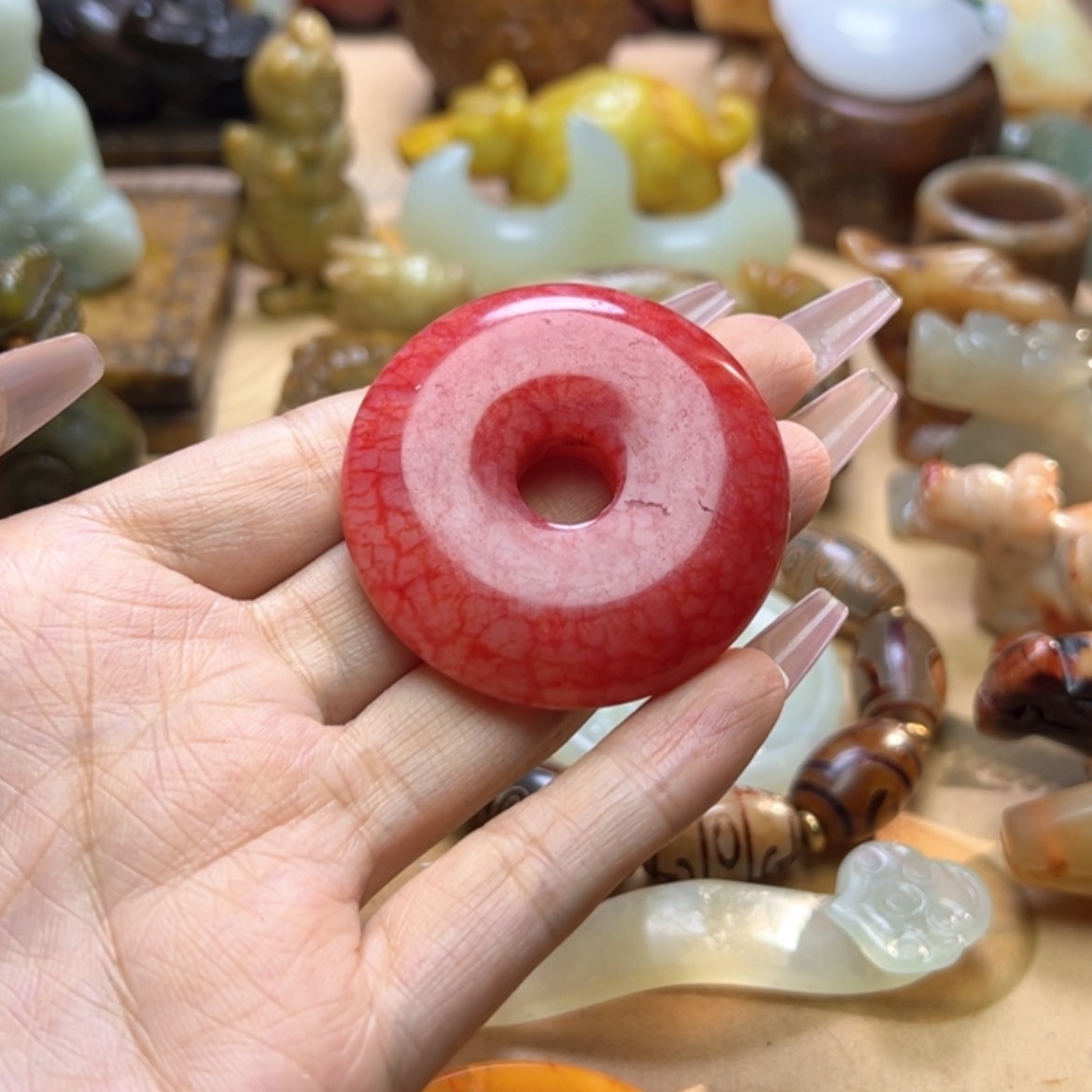 【闪购商品】蛇纹石玉颈饰未镶嵌