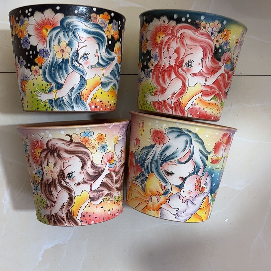 景德镇陶瓷hua p鱼*溪景德镇陶瓷花盆