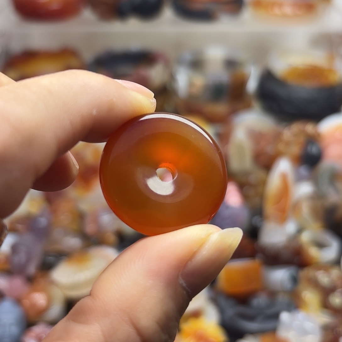 玛瑙/玉髓未镶嵌吊坠(不含链)