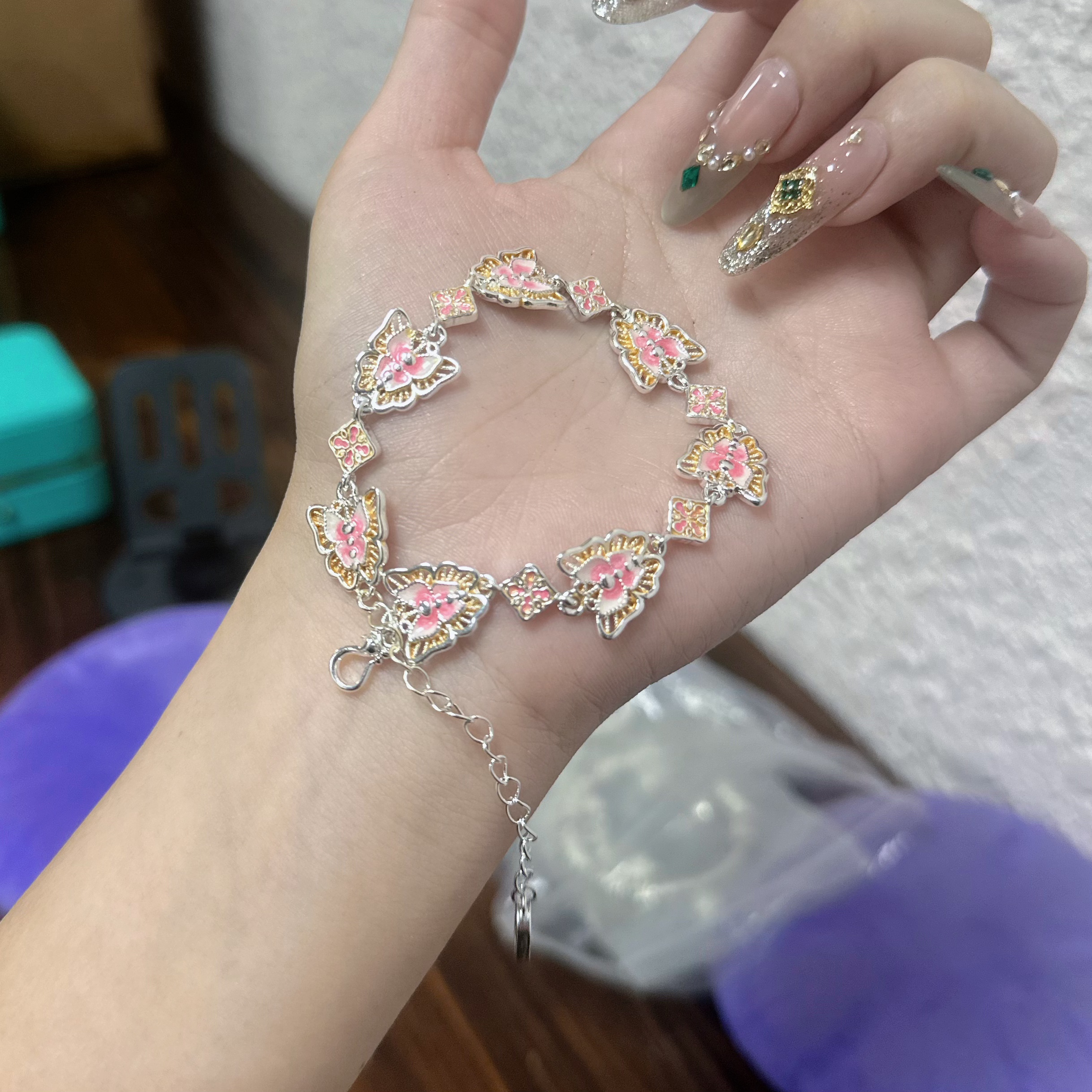 精品银手链（无礼盒）S416