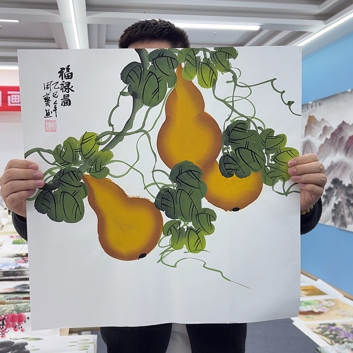 国画手绘国画作品