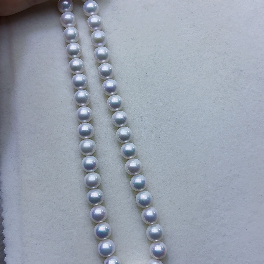 昔***昔淡水珍珠银S925镶嵌颈饰