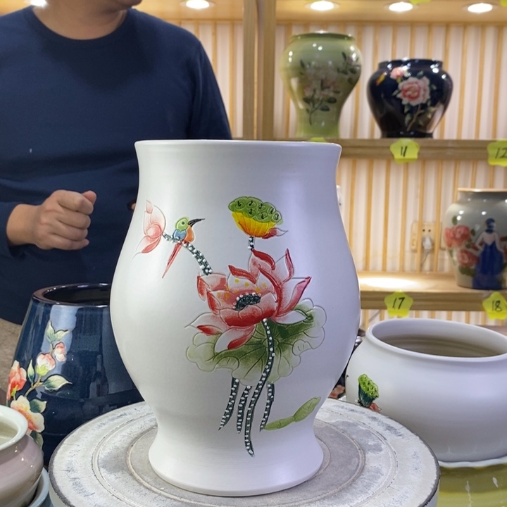 歌***缘手工高温陶瓷景德镇