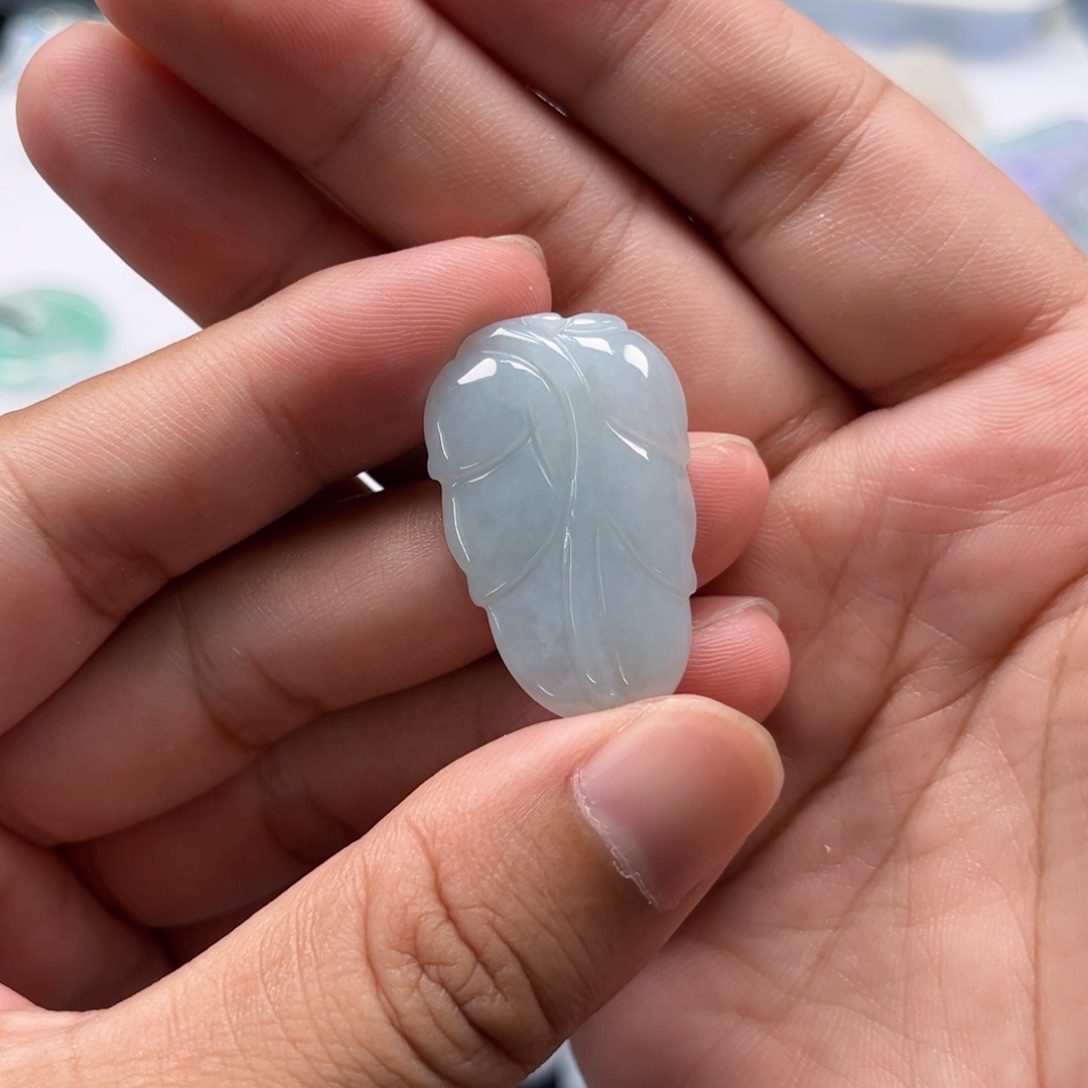 颈饰未镶嵌翡翠天然翡翠A货