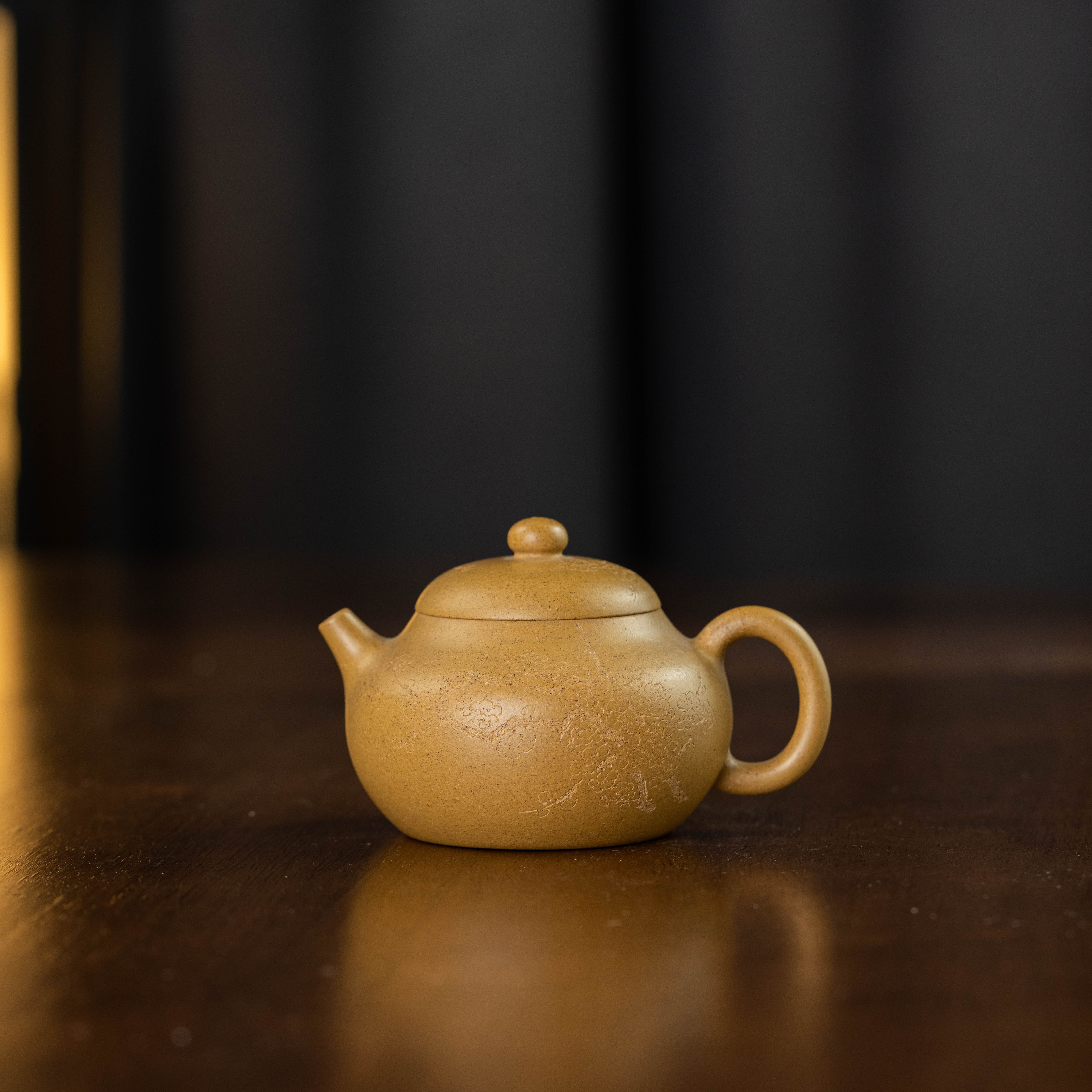 【珽仓破价】文旦 蒋双制 黄金段 160cc 家用紫砂壶