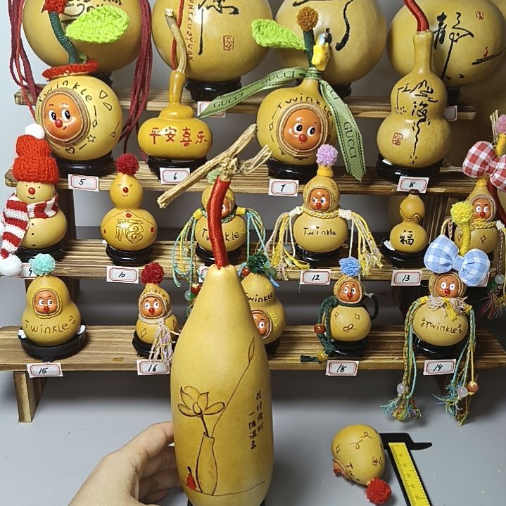 葫芦手工葫芦摆件送底座