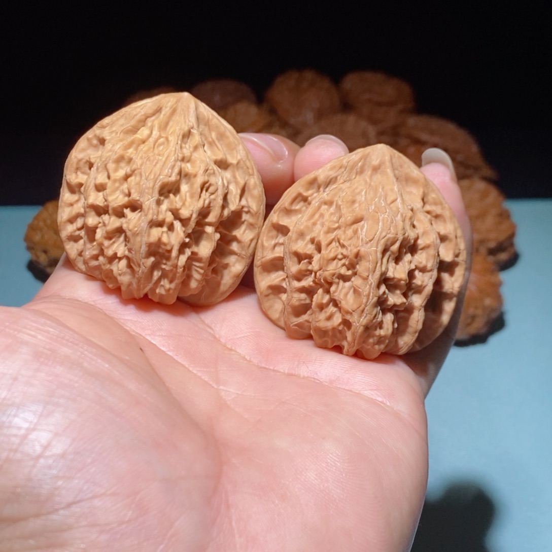 吊坠文玩核桃43尺全品火焰马蹄