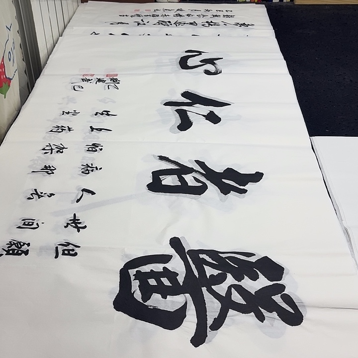 书法老师精品行书平尺