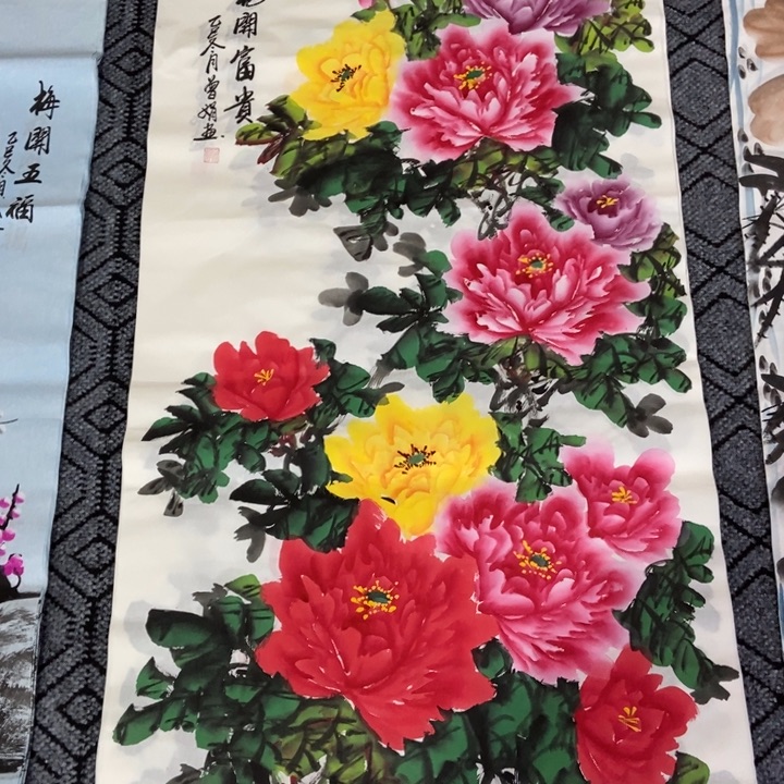 枕书斋画廊的直播间