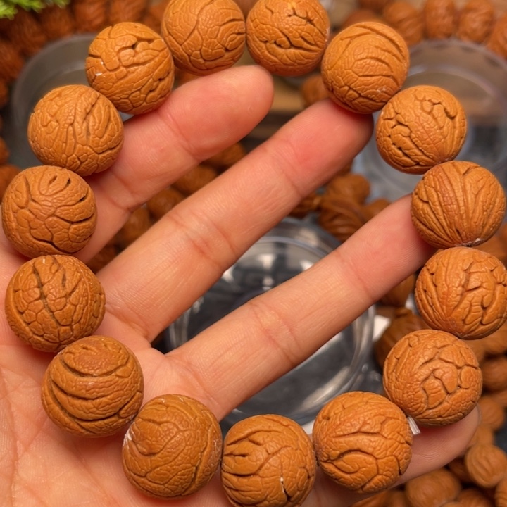 桃核手串龙纹桃核11