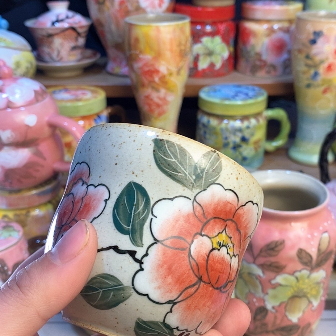 瓷片手绘陶瓷艺术设计