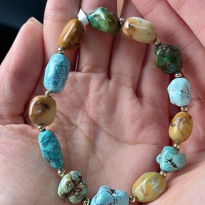 未镶嵌绿松石珠宝奇石