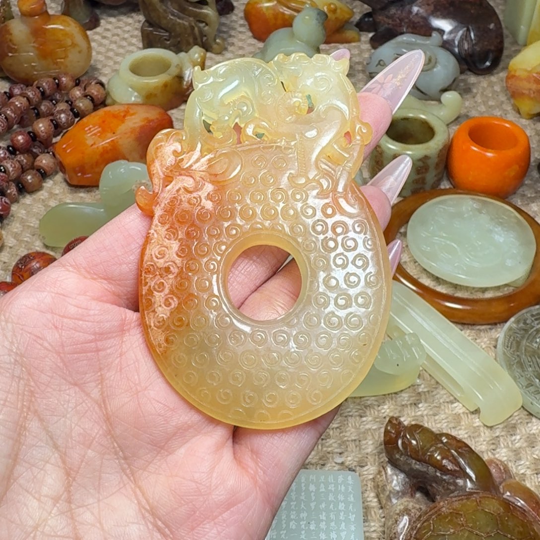 白玉菩提吊坠挂件