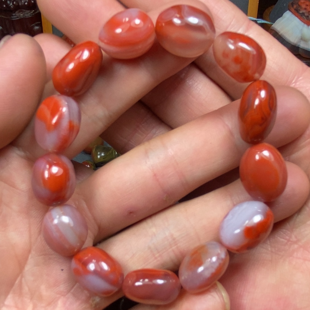 南红玛瑙料子未镶嵌