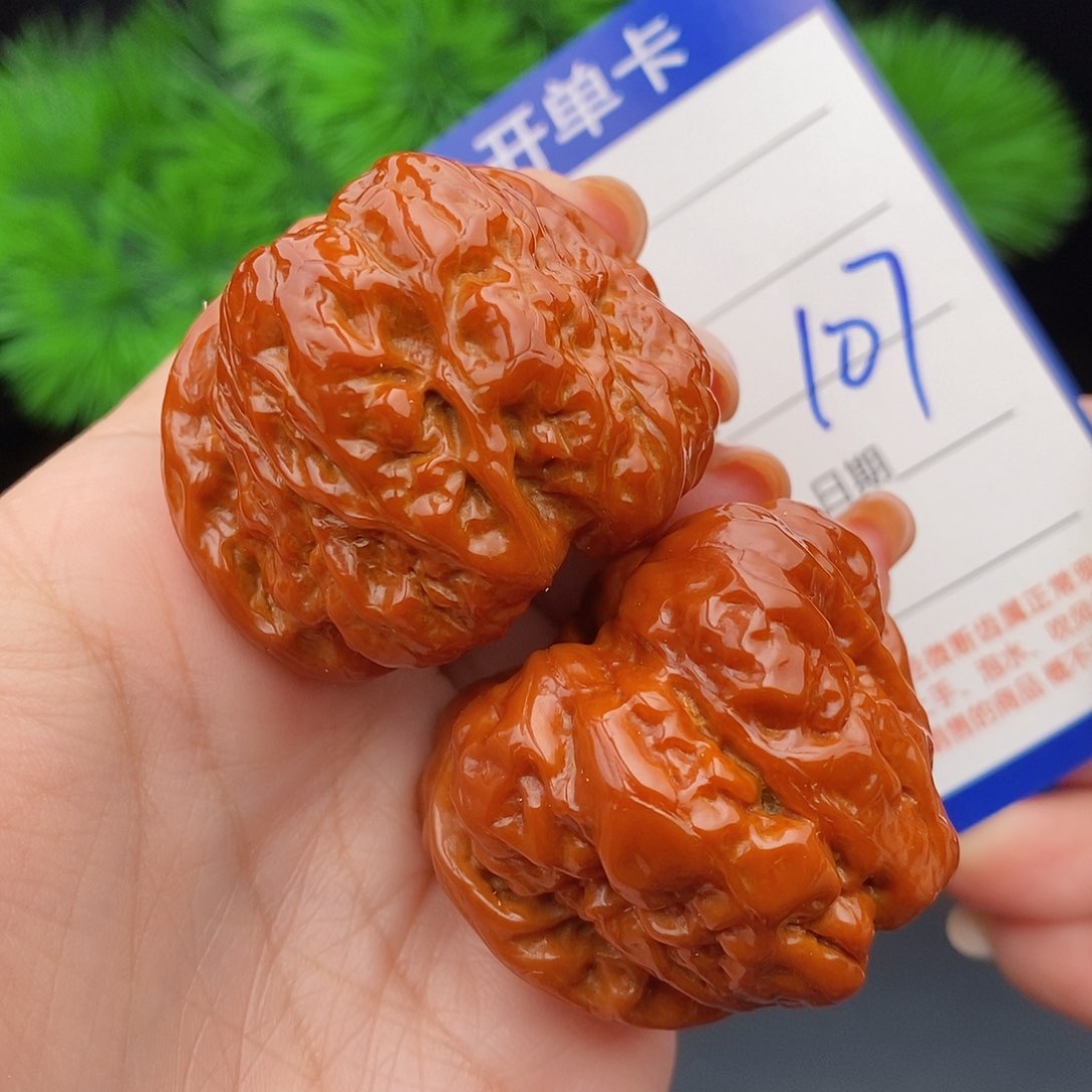 文玩核桃把件42蛤蟆头107