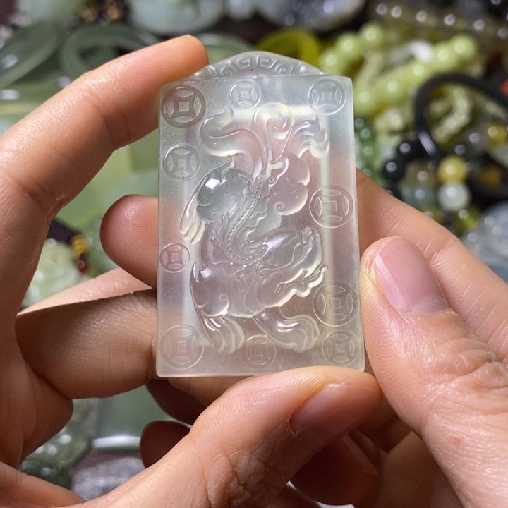 岫玉岫玉挂件未镶嵌