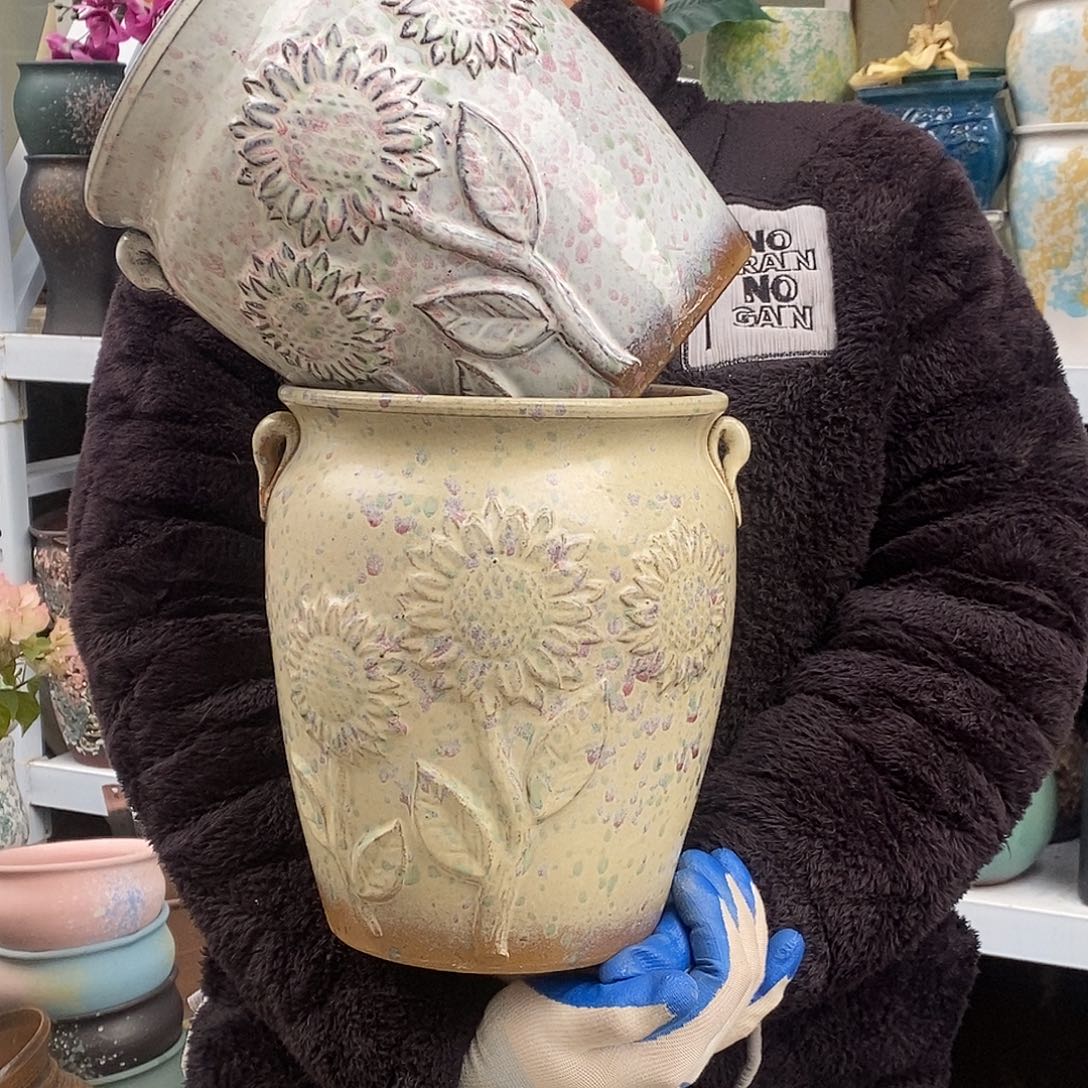 花盆紫砂口20高25福利俩个