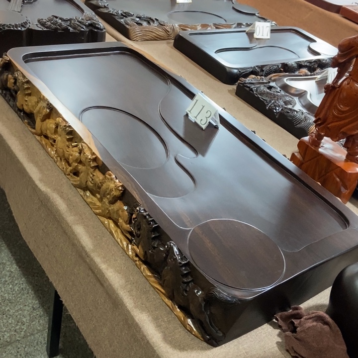 用****5加厚黑檀木茶盘100.50 八马