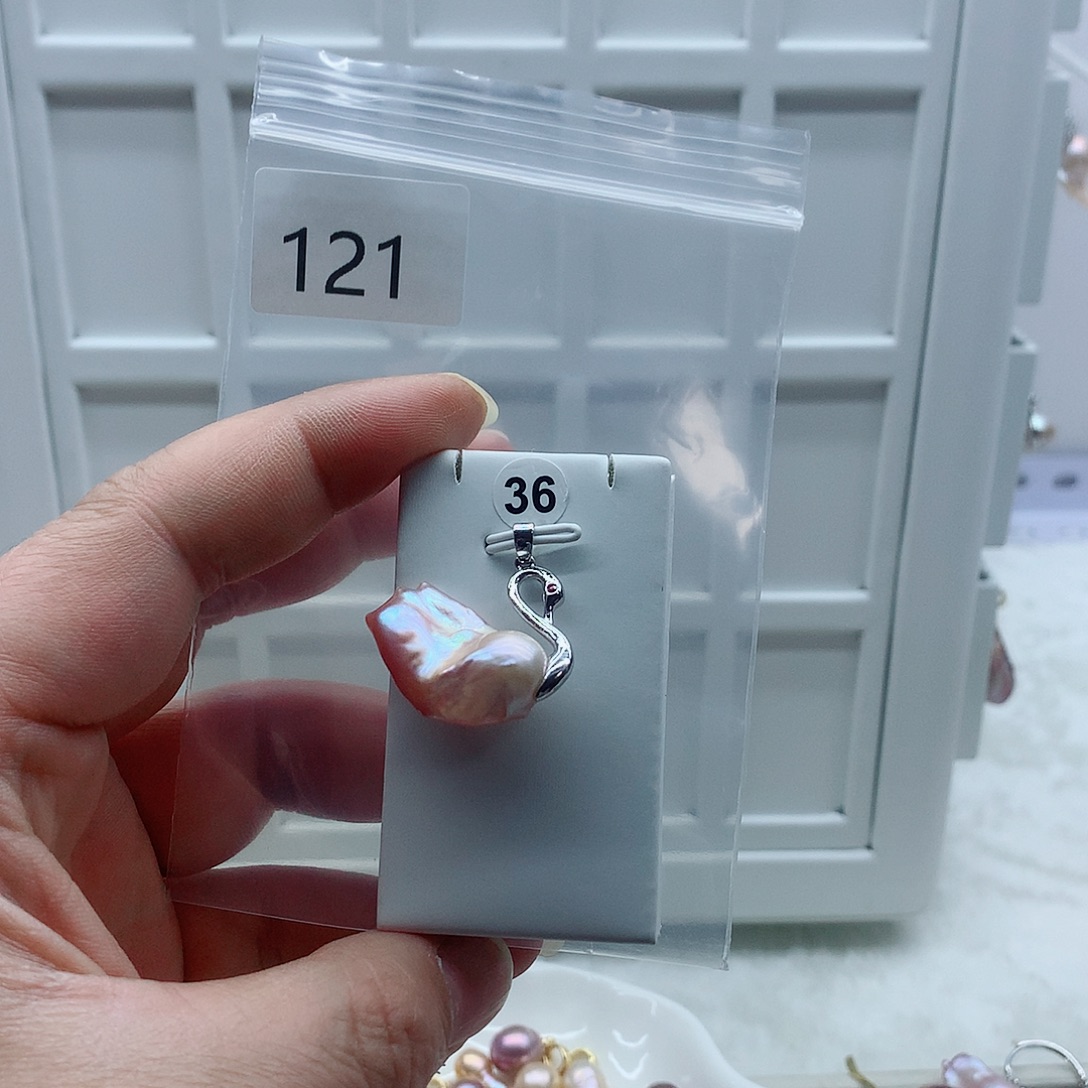 吊坠(不含链)合金淡水珍珠