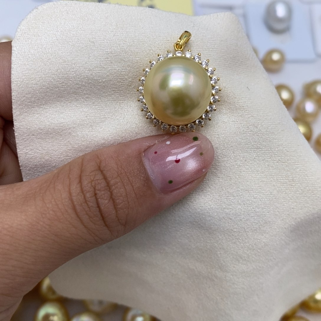 海水珍珠裸珠14.2