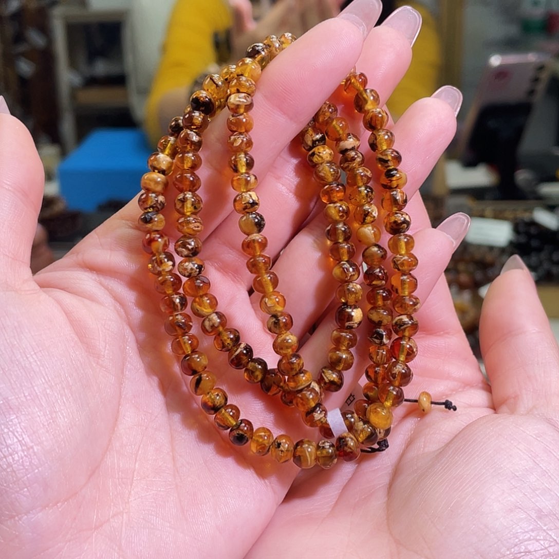 未镶嵌琥珀裸石5花珀