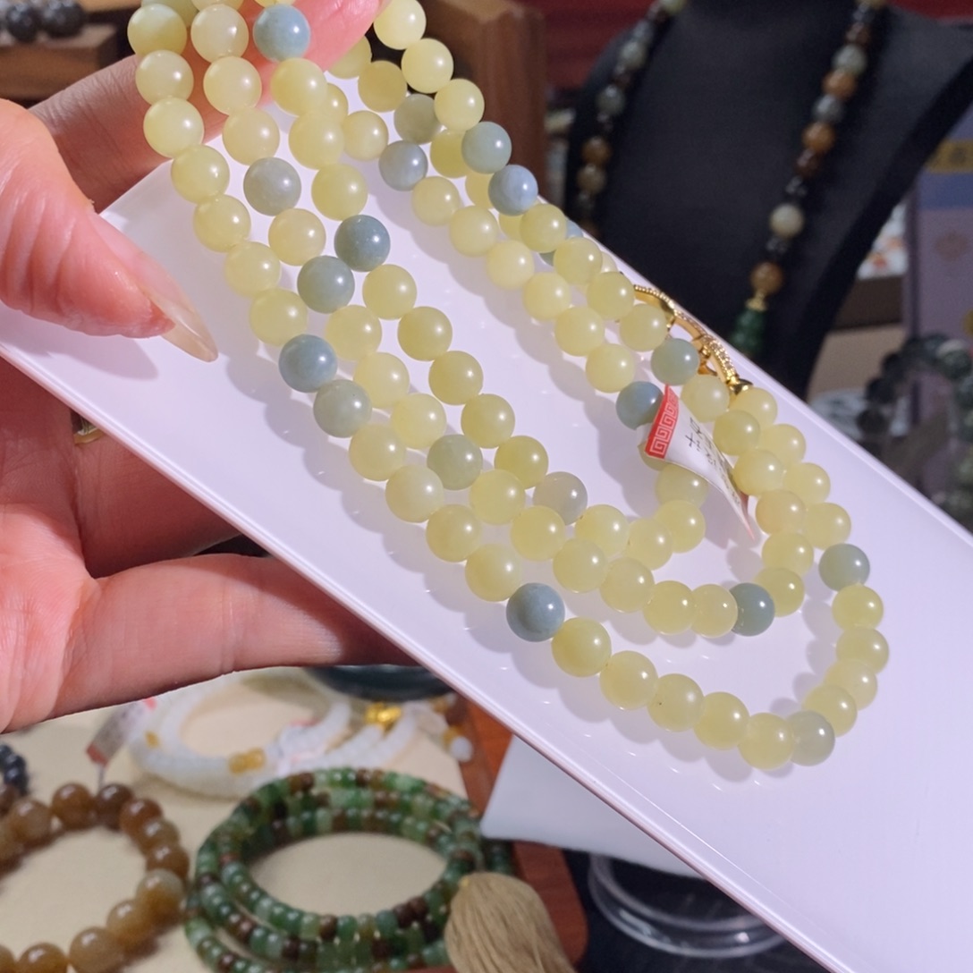 和田玉未镶嵌手链