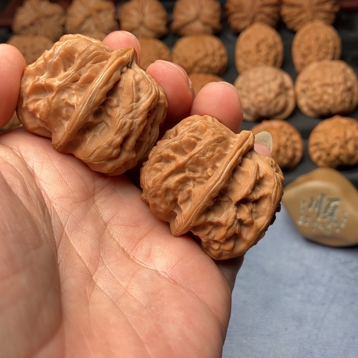 文玩核桃把件平谷方块41