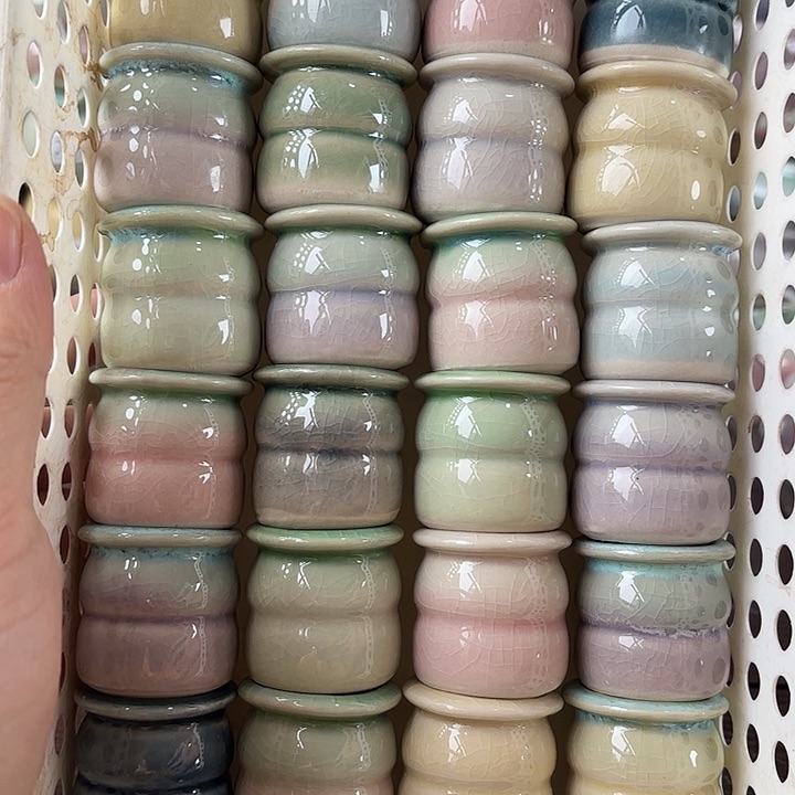 红陶量货/口高深浅搭配发12个