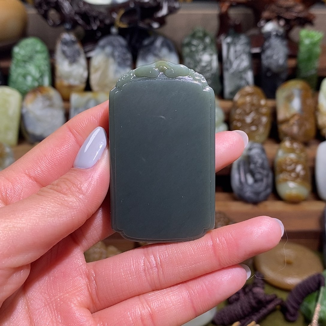 颈饰未镶嵌和田玉道**空