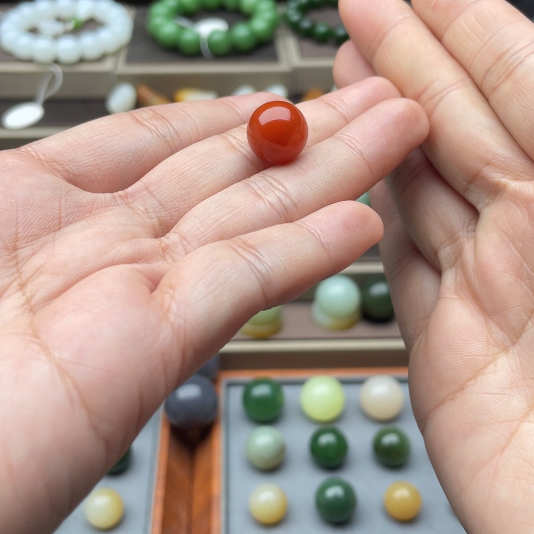 南红玛瑙未镶嵌手链12