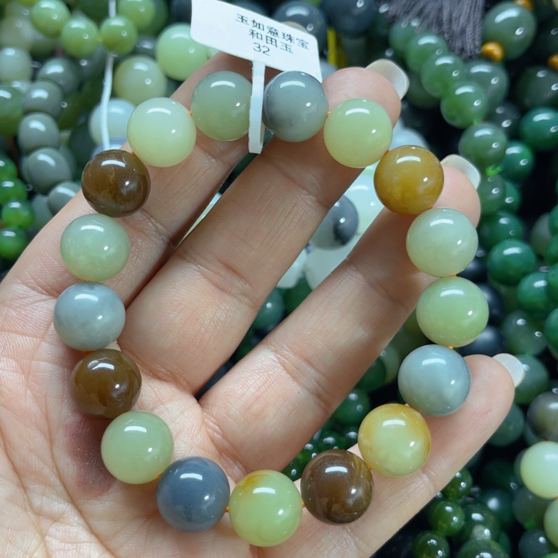 和田玉手链未镶嵌