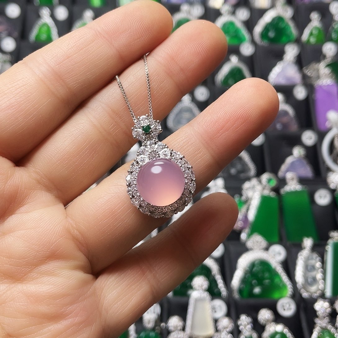 玛瑙/玉髓合金颈饰